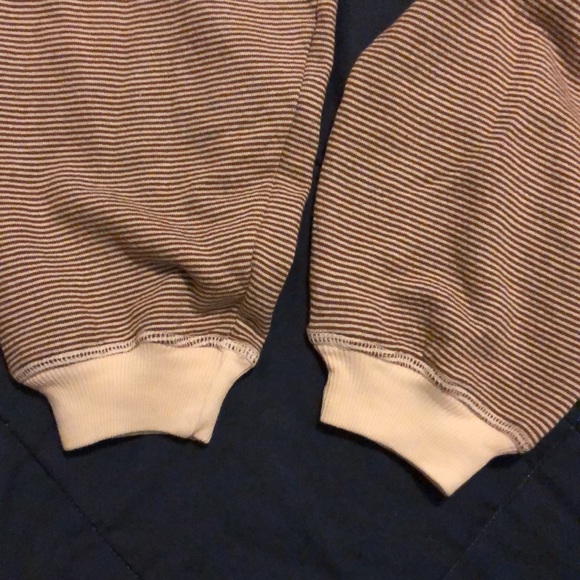 THE GREAT Striped NWT The Cropped Sweatpants with Drawstring size 1 (Medium) - Picture 7 of 13